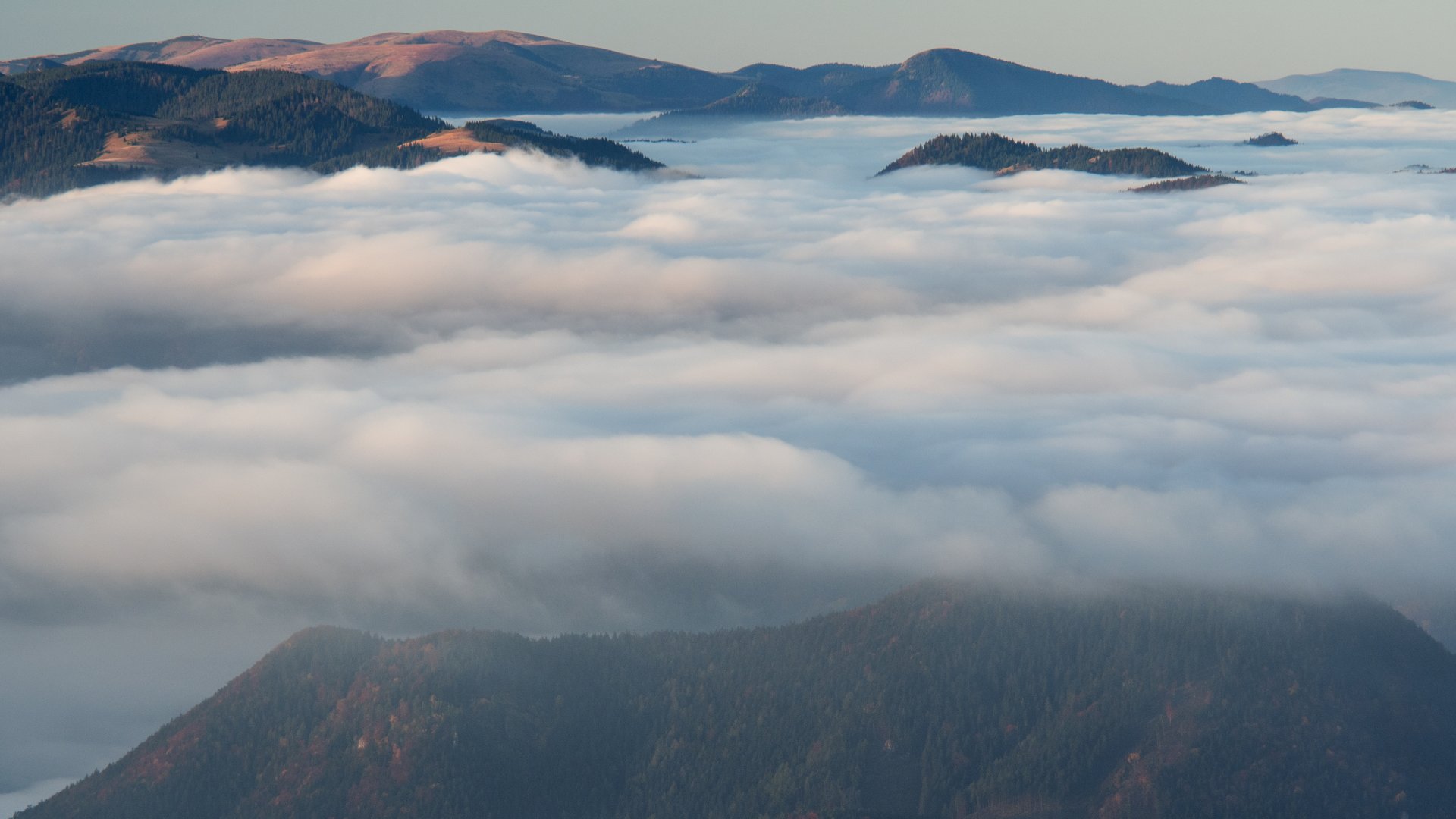  Niektóre góry jeszcze pod powierzchnią, inne już się wynurzyły