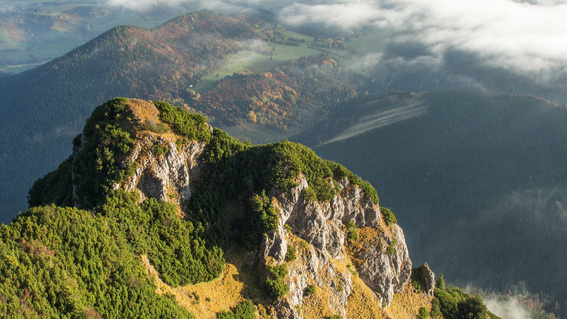  Górki w dole niczym fotografowane z samolotu