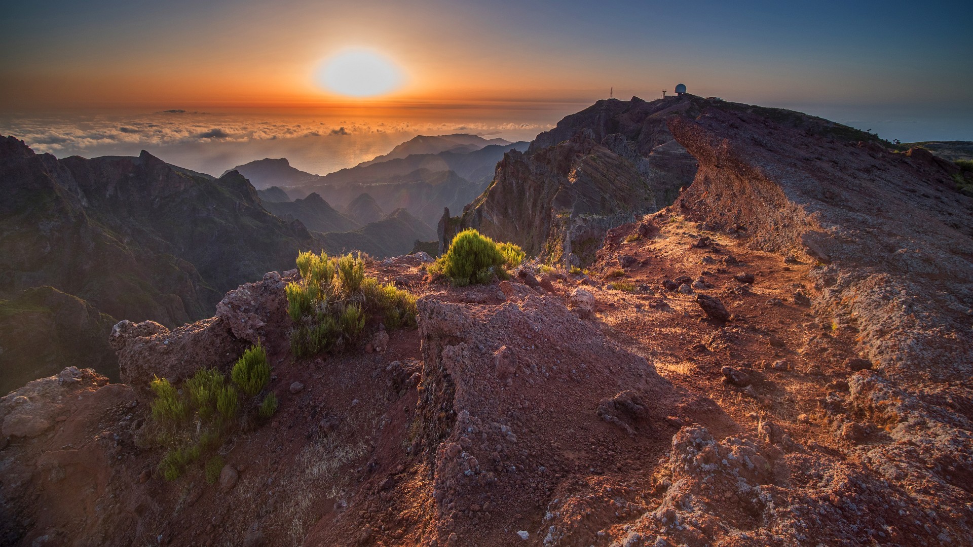 Świt na Pico do Cidrão