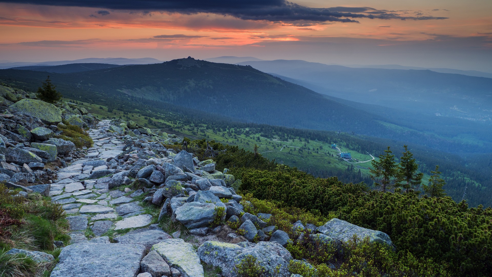 Powrót do Schroniska pod Łabskim Szczytem